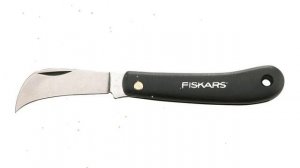 Изогнутый нож для прививок (Fiskars), 125880 обзор 1001623 производитель Fiskars Group (Финляндия)