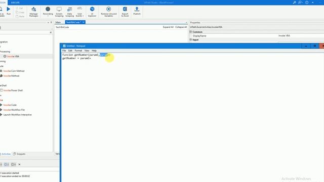 invoke vba uipath example смотреть онлайн