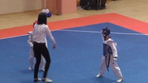 Соревнования по тхэквондо, турнир "Кубок Рязанского Кремля 2018" Сарапулов Даниил, 1/4 финала