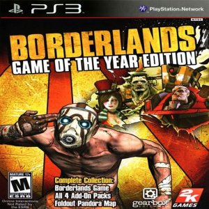 PS3 Borderlands Game of the Year Edition