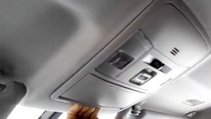 как снять плафон освещения RAV 4