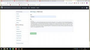 Add ssh-key to github