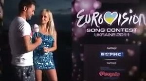 Евровидение 2011- певица АнгелиЯ eurovision song contest 2011 \ interview