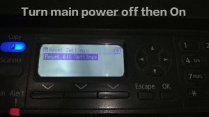 Ricoh MP 2014 How to Reset All settings for Default Settings.