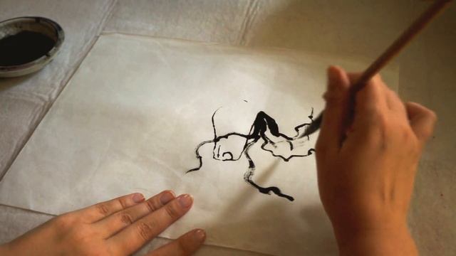 Копия видео "sumi-e 1 часть "рисование лошади" живопись тушью" смотреть онлайн