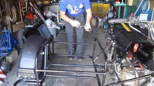 Мотоцикл Скаут-3. Боковой прицеп, развал, схождение