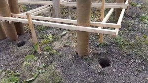Дешевая опалубка для столбчатого фундамента!