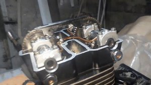 Kawasaki KLE 500 B сборка двигателя и всего мотоцикла