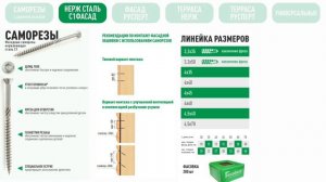 Саморезы для фасада из нержавеющей стали Гвоздэк.