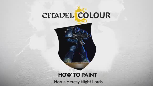 Warhammer 40000 How to Paint - Horus Heresy Night Lords