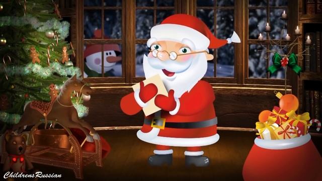 На опушке у избушки ❉ Детская новогодняя песня смотреть онлайн