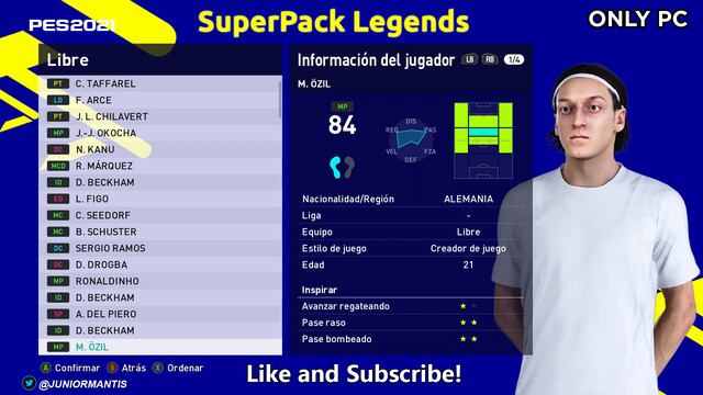 SuperPack 408 Legends for PES 2021 PC ALL-IN-ONE DataPack 7 & Evo Web Patch 6.0 Compatible