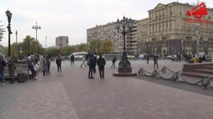 Народный сход на Пушкинской площади в Москве / LIVE 02.10.21