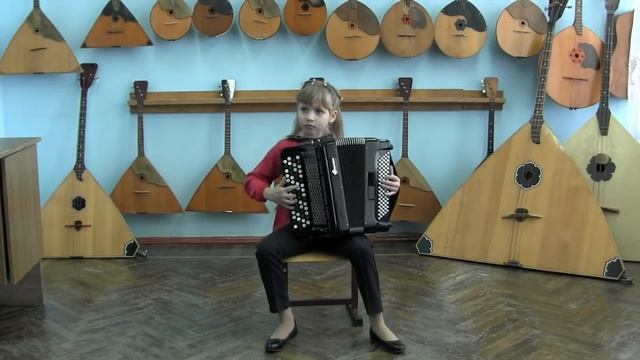 Очень красивая обработка Николая Малыгина! "Оренбургский пуховый платок" Алёна КЛИВИТЕНКО 8 лет