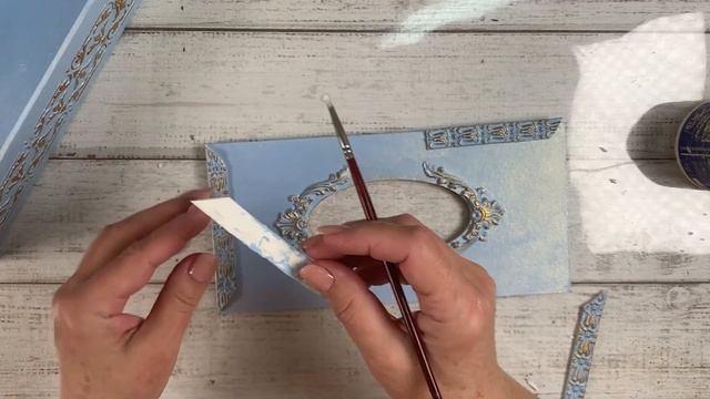 Baroque napkin holder. Салфетница в стиле барокко.