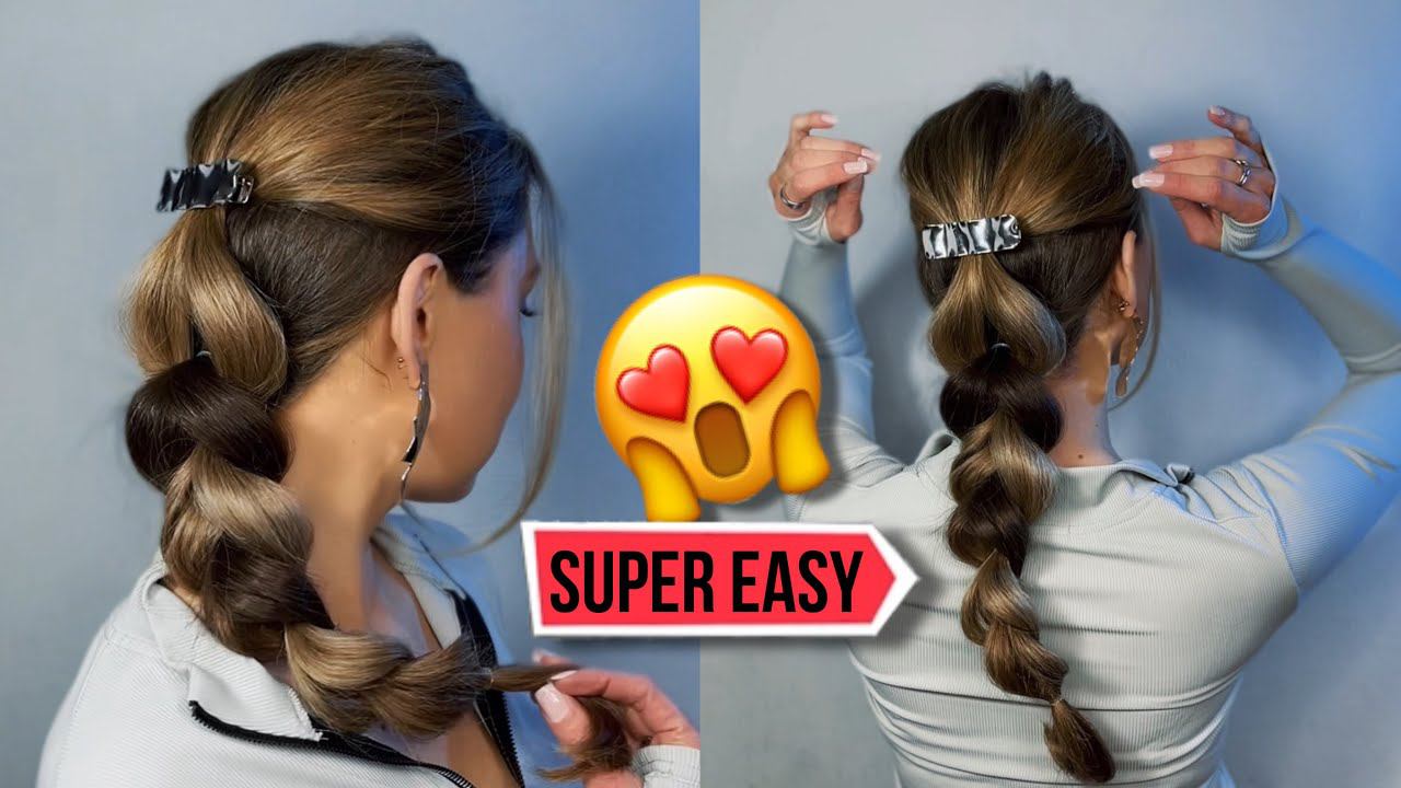 EASY DIY ELEGANT HAIRSTYLE FOR YOU  ПРОСТАЯ ЭЛЕГАНТНАЯ ПРИЧЕСКА НА КАЖДЫЙ ДЕНЬ!