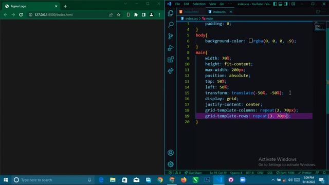 Amazing Figma Logo with HTML and CSS