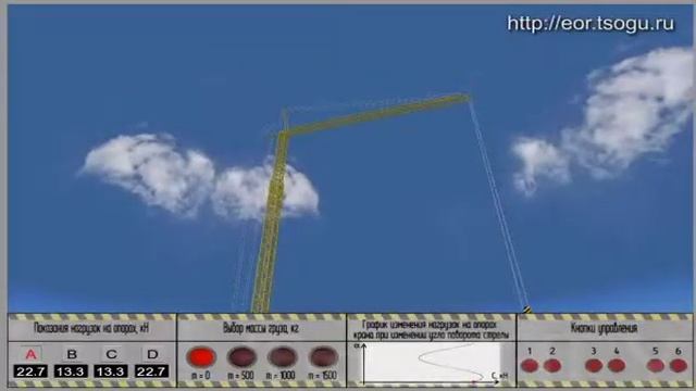 Определение зависимости изменения нагрузок на опоры кранов смотреть онлайн