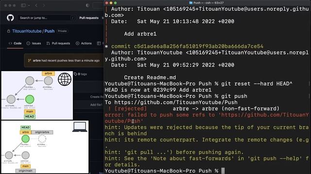 (8/10) REVERT : ANNULER des COMMITS (sur une branche remote) en créant de NOUVEAUX COMMITS смотреть онлайн