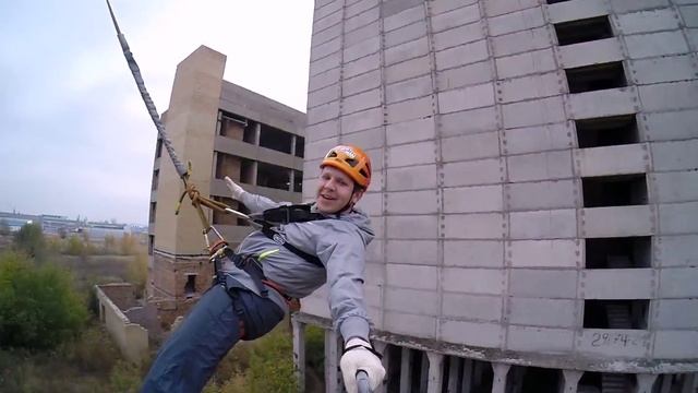 Прыжок с тарзанки в Тольятти (роупджампинг) смотреть онлайн