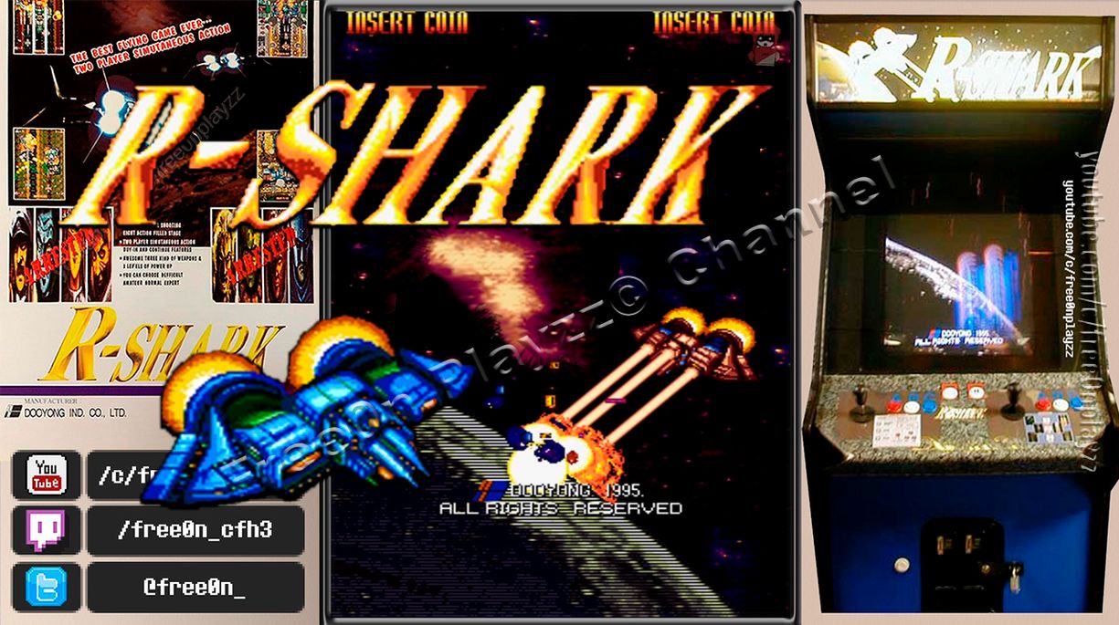R-Shark (1995) - #АРКАДНЫЕ АВТОМАТЫ | ПРОХОЖДЕНИЕ | Ретро-игры смотреть онлайн