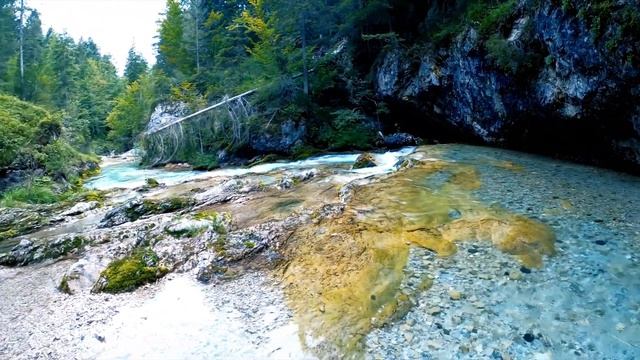 Природа. Шум ручья. Спокойная музыка для отдыха, сна, учебы смотреть онлайн