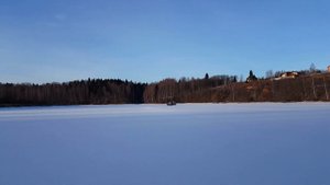 Аэроглиссер "Север". База Ситинка на Рыбинском водохранилище