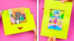 Милая поделка из бумаги своими руками Лайфхаки для школы