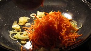 Малазийская кухня: Жареная лапша с мясом и овощами (Бами горенг)