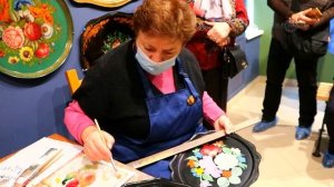 Деревня Жостово. Народные промыслы.  Жостовская фабрика подносов