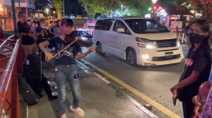 Zombie The Cranberries Violin Performance at Jonker Bridge Malacca 🎻 #violin #violinkids #zombie