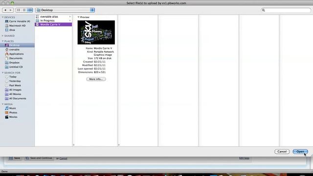 Create Wiki Page Insert Wordle.mov