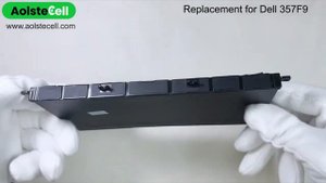 Replacement battery for Dell 357F9  11.4V 74Wh 6 cells