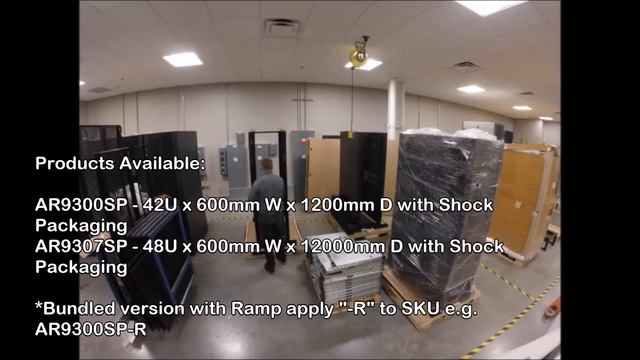 NetShelter SX3K Server Rack and Shock Packaging - Unpacking and Integration Timelapse Overview смотреть онлайн
