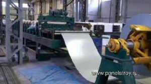 Кассетные сэндвич панели, оборудование для производства кассетного профиля