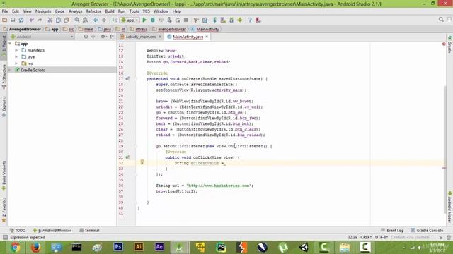 12 Loading a URL in Java - Making the web browser Java смотреть онлайн