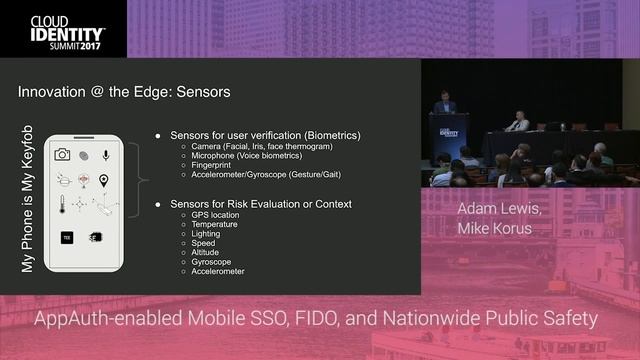 6/22 | AppAuth-enabled Mobile SSO, FIDO and Nationwide Public Safety | CIS 2017 смотреть онлайн