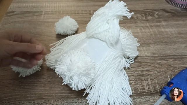 Взяла моток ниток и вот,что получилось/Шерстяная собака своими руками/How to make a yarn/wool dog