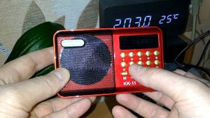 Чёткий ? КК11 радиоприёмник FM МП3 ? отзыв...