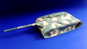 Как сделать танк из бумаги своими руками.