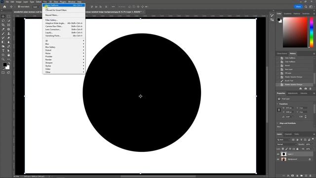 HOW TO CREATE HALFTONE EFFECT | PHOTOSHOP 2023 смотреть онлайн