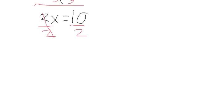 Solve 2x + 5 = 15 смотреть онлайн