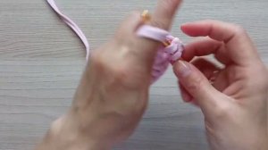 Вяжем сердечко из трикотажной пряжи крючком/ We knit a heart from a knitted yarn with a hook #сердц