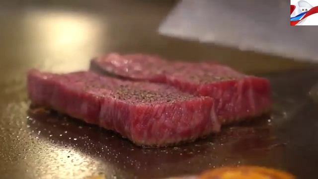 Приготовление японской говядины вагю