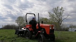 Фрезерование огорода.