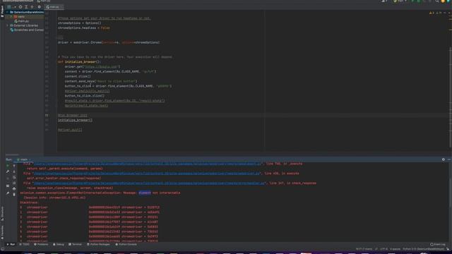 How to Fix the Element Not Interactable Exception in Selenium for Python смотреть онлайн