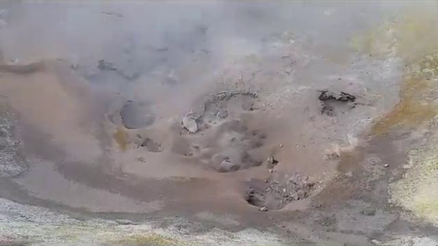 Вулкан Шивелуч. Пирокластический поток. Выходы газов.3. Экология Камчатки.