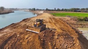 Строительство, засыпаем старые водоёмы