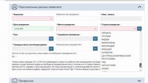 Как заполнить ‼️ Анкету на визу в Германию