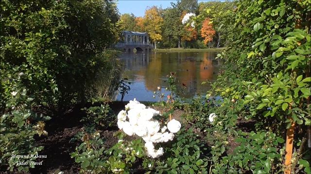 Золотая осень в Екатерининском парке Царского Села.